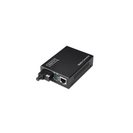 Digitus Media Converter, Singlemode, BiDi, WDM 10/100Base-TX to 100Base-FX, Tx1550nm / Rx1310nm SC connector, Up to 80km