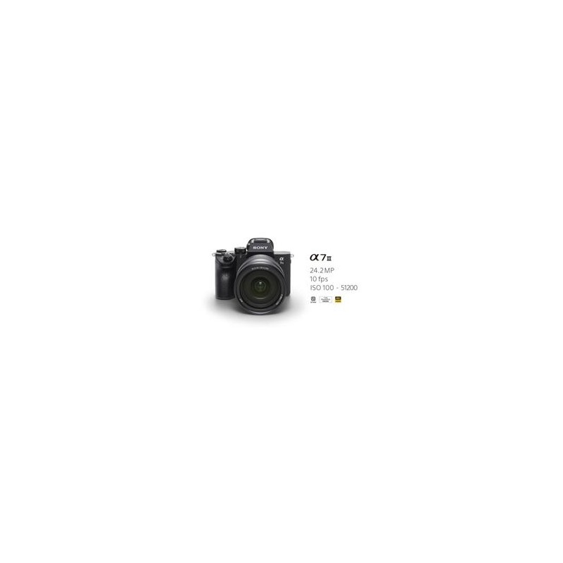 SONY ILCE-7M3 - 24,2 MP - Body s bajonetem E a snímačem Full-Frame + 28–70mm