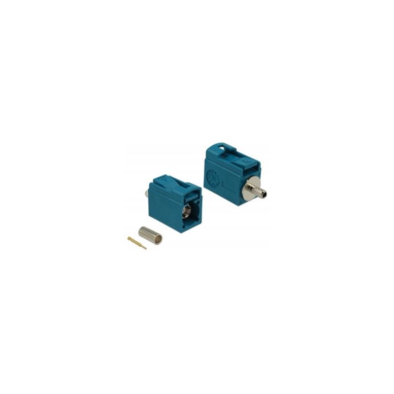 Delock FAKRA Z samice 21 mm (krátký) pro krimpování