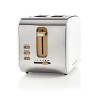 Nedis KABT510EWT - Topinkovač | 2 Široké Otvory | Soft-Touch | Bílá barva