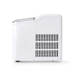 Nedis KAIC100FWT - Výrobník kostek ledu | 1.6 l | 12 kg | Plast