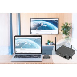DIGITUS Click & Present - Bezdrátový systém pro spolupráci HDMI, 2x Vysílač 1x Přijímač