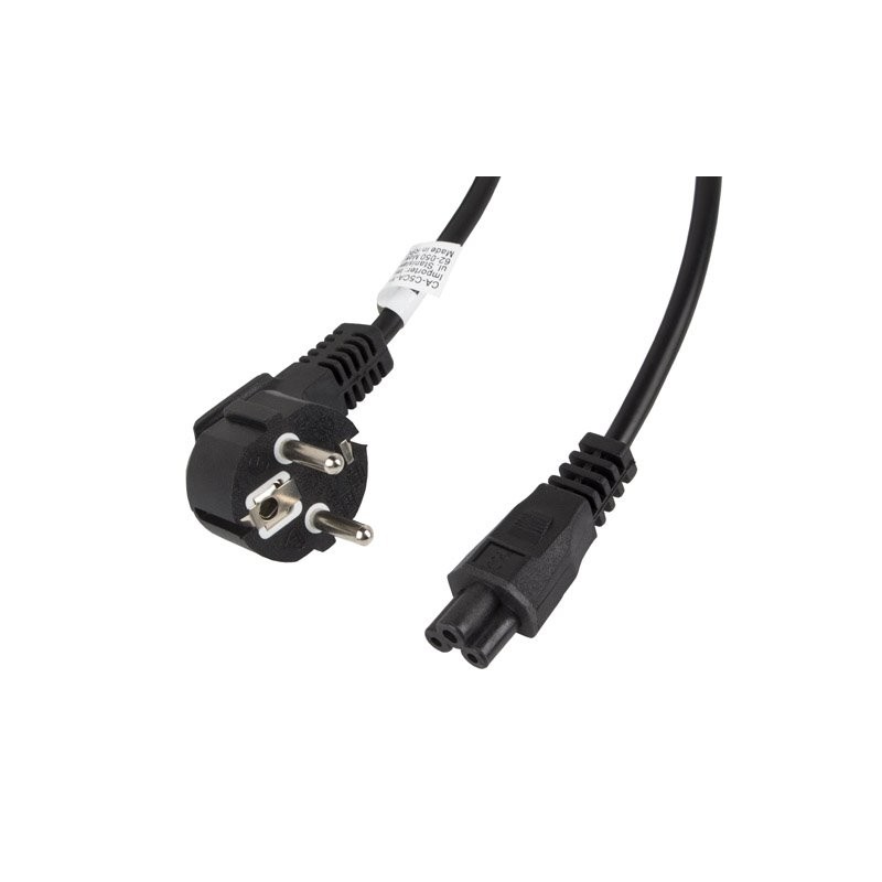 LANBERG CEE 7/7 (MICKEY) na IEC 320 C5 POWER CORD 3M VDE černý