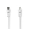 Nedis CSGB40000WT15- Koaxiální Kabel 90 dB | IEC (Koax) Zástrčka - IEC (Koax) Zásuvka | 1,5 m | Bílá