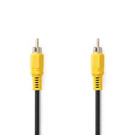 Nedis CVGL24100BK20 - Kompozitní Video kabel | RCA Zástrčka - RCA Zástrčka | 2 m | Černá