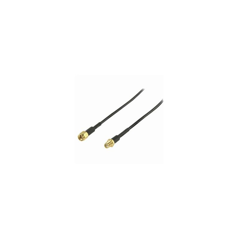 Nedis CSGL02010BK30 - Anténní Kabel | SMA Zástrčka - SMA Zásuvka | 3 m | Černá barva