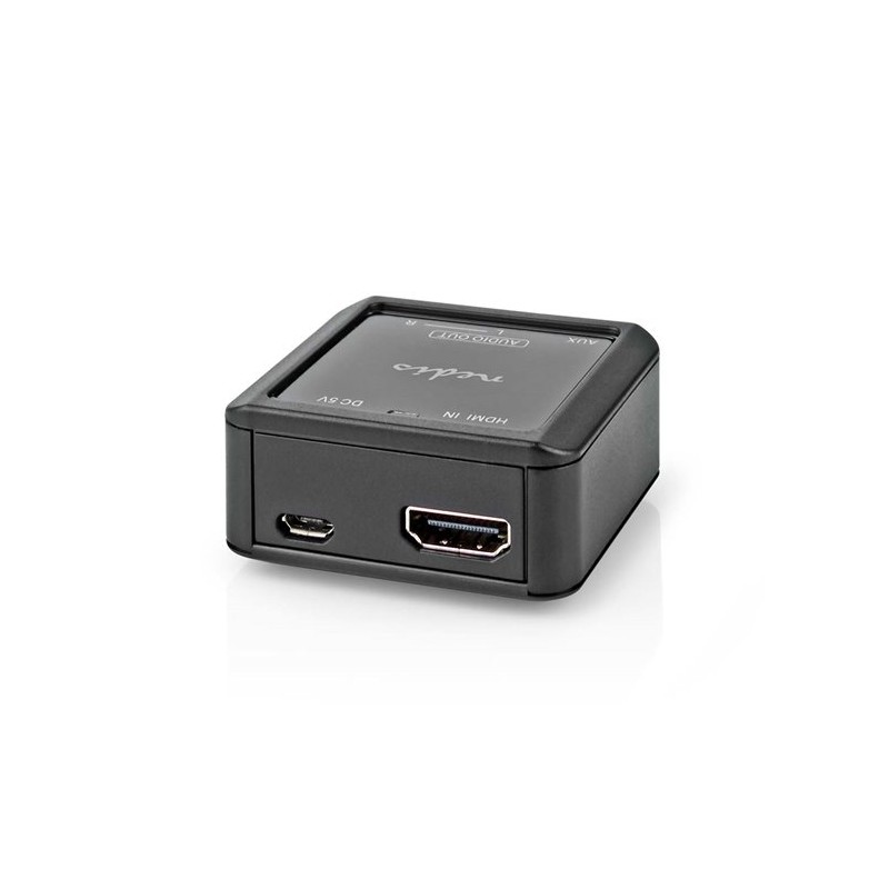 Nedis ACON3415AT - Digitální audio převodník | 1cestný | Vstup HDMI | Výstup 2x (2x RCA Zásuvka) / 3.5 mm | Antracit