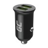 Green Cell Nabíječka do auta 36W GC PowerRide Nano36 s rychlonabíjením 2x USB-A Ultra Charge