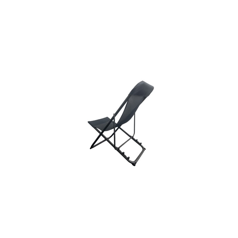 PLATINET KEMPINGOVÉ LEHÁTKO 52*77*90 cm ČERNÁ