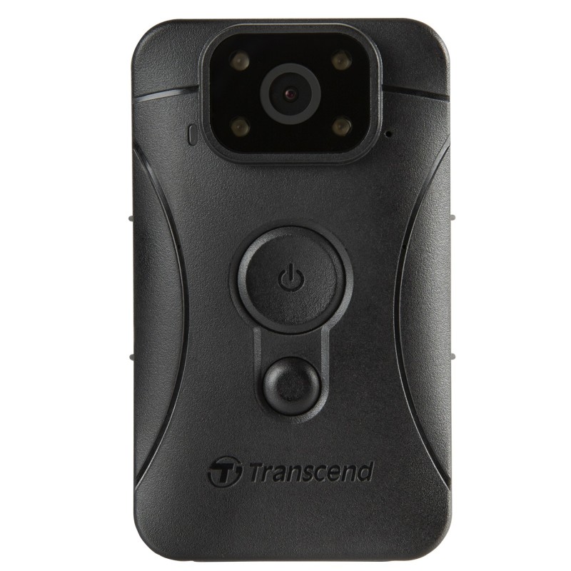 Transcend DrivePro Body 10C osobní kamera, Full HD 1080p, infra LED, 64GB karta, microSD slot, USB C, IPX4, černá