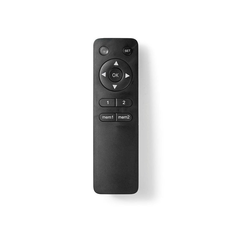 Nedis TVMTRC5800BK - Náhradní Dálkový Ovladač | pro Držák na TV | Pevný | 1 Zařízení | Rádiová Frekvence | Černá
