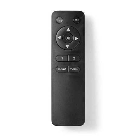 Nedis TVMTRC5800BK - Náhradní Dálkový Ovladač | pro Držák na TV | Pevný | 1 Zařízení | Rádiová Frekvence | Černá