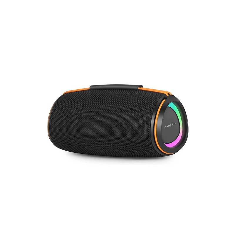 Nedis SPBT3026BK - Bluetooth® Reproduktor | 60 W | Stereo | Home / Portable / Venkovní | Propojitelný | Černá / Oranžová