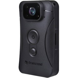 Transcend DrivePro Body 10D osobní kamera, Full HD 1080p, infra LED, 64GB karta, microSD slot, USB C, IPX4, černá