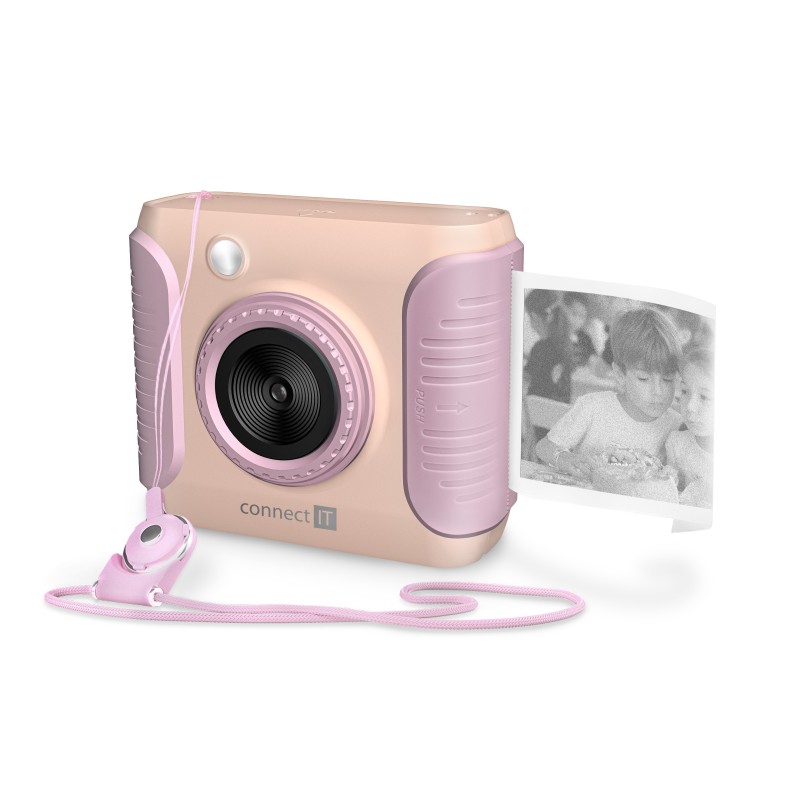 CONNECT IT INSTAPRINT dětský instantní fotoaparát RŮŽOVÝ