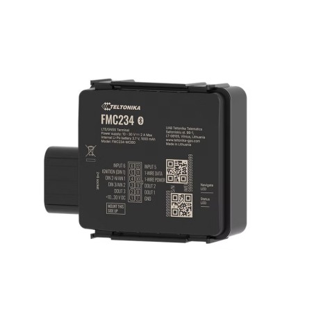 TELTONIKA TELEMATICS FMC234 – voděodolný lokátor 4G LTE Cat 1 s vysokokapacitní baterií
