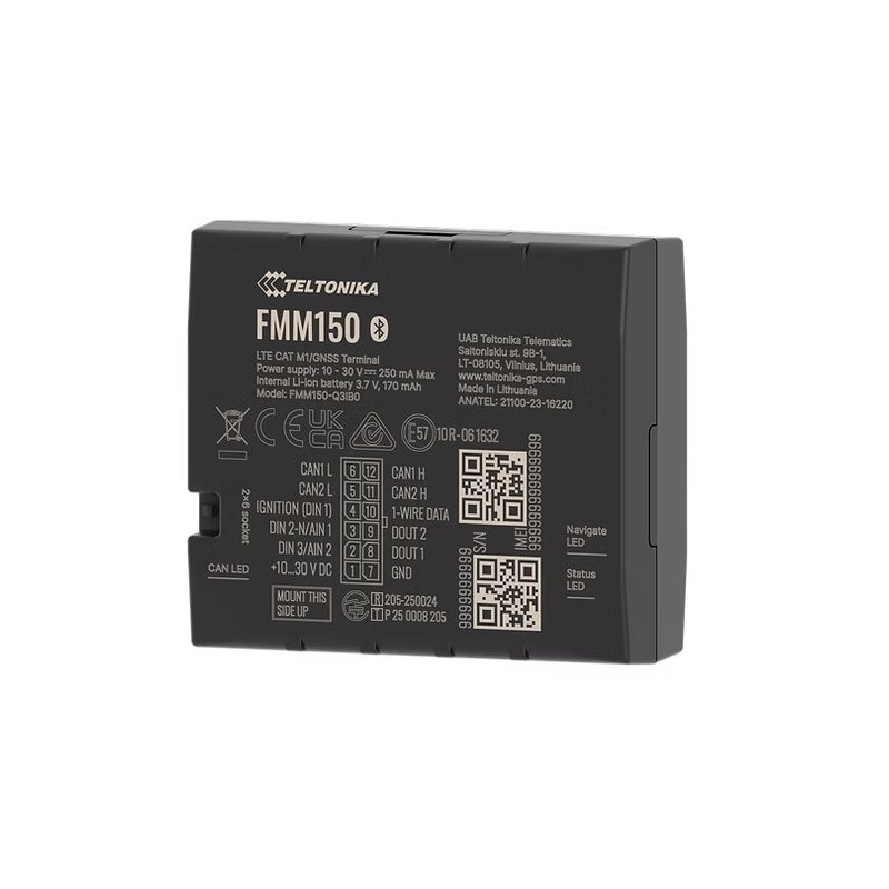 TELTONIKA TELEMATICS FMM150 CAT M1 4G LTE GPS – pokročilý sledovací modul s integrovaným procesorem dat CAN BG95-M3