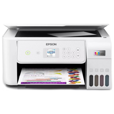 EPSON tiskárna ink EcoTank L3286, 5760x1440dpi, A4, 33ppm, USB, Wi-Fi, sken, bílá,Záruka 5 let po registraci zdarma