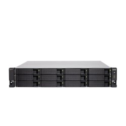 QNAP TS-h1886XU-RP-R2-D1622-16G (Xeon 3,2GHz, ZFS, 16GB ECC RAM, 12x3,5"+6x2,5", 4xGbE,2x10GbE SFP+)