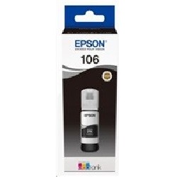 BAZAR - EPSON ink čer 106 EcoTank Photo Black ink bottle (Poškozený obal)