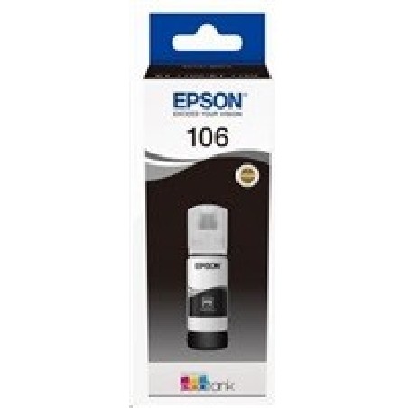 BAZAR - EPSON ink čer 106 EcoTank Photo Black ink bottle (Poškozený obal)