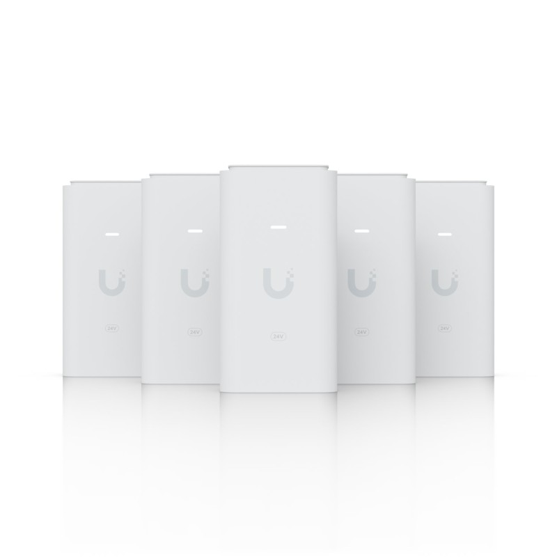 Ubiquiti UniFi Adapter PoE 24V 12W, 12W PoE adaptér s 2,5 GbE konektivitou, 5-pack