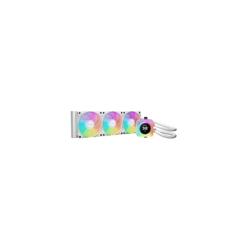 Be quiet! vodní chladič CPU Light Loop IO LCD ARGB 360mm / 3x120mm PWM fan / displej / IO ekosystém /Intel i AMD / bílý