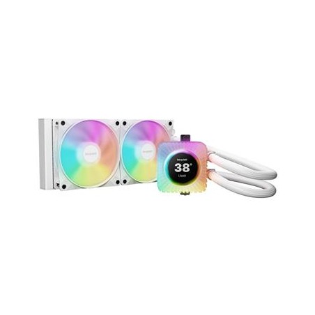 Be quiet! vodní chladič CPU Light Loop IO LCD ARGB 240mm / 2x120mm PWM fan / displej / IO ekosystém /Intel i AMD / bílý