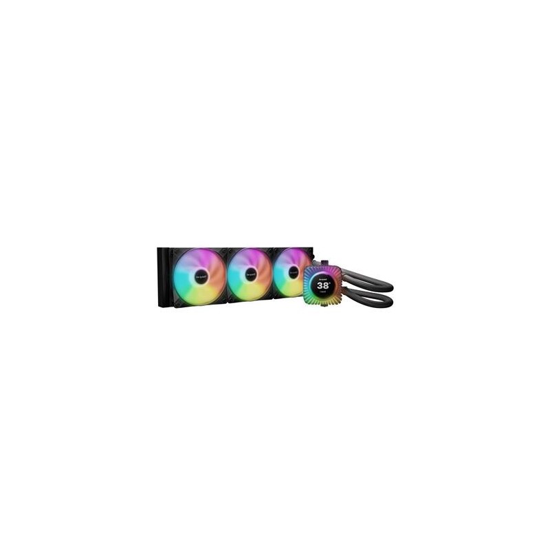 Be quiet! vodní chladič CPU Light Loop IO LCD ARGB 360mm / 3x120mm PWM fan / displej / IO ekosystém /Intel i AMD / čern
