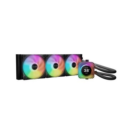 Be quiet! vodní chladič CPU Light Loop IO LCD ARGB 360mm / 3x120mm PWM fan / displej / IO ekosystém /Intel i AMD / čern
