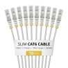 Startech 1M Gray Slim CAT6 Cable Pack/.