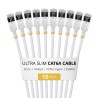 30CM ULTRA SLIM CAT6A 10 PACK/.