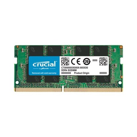 Crucial - DDR4 - modul - 8 GB - SO-DIMM 260-pin - 2400 MT/s / PC4-19200 - CL17 - 1.2 V - bez vyrovnávací paměti - bez ECC