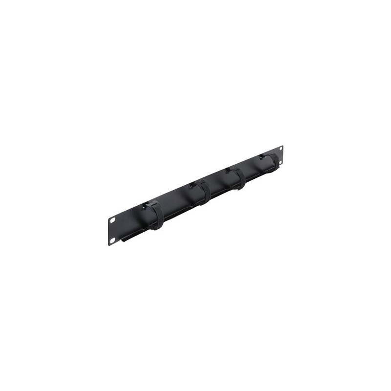 19" 1U Cable Management Panel with 4 x h