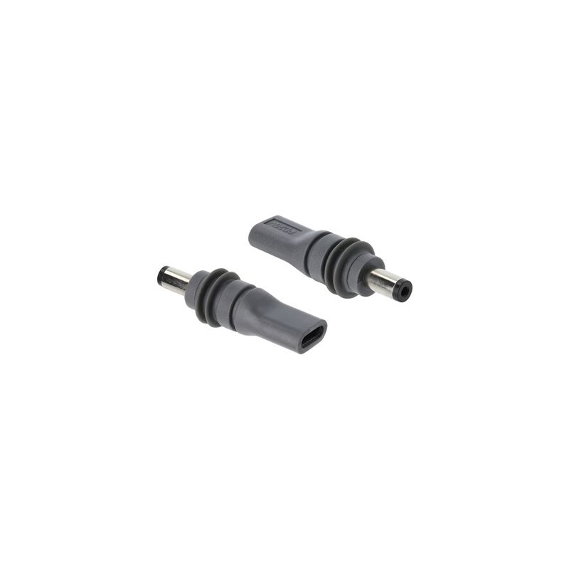 USB Type-C female to DC 5.5 x 2.1 mm Ad