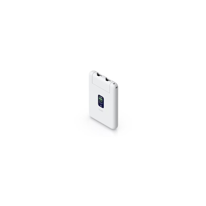 Ubiquiti UniFi Ultra-slim Travel Router, ultra-tenký cestovní router s integrovanou skládací super anténou, bílá