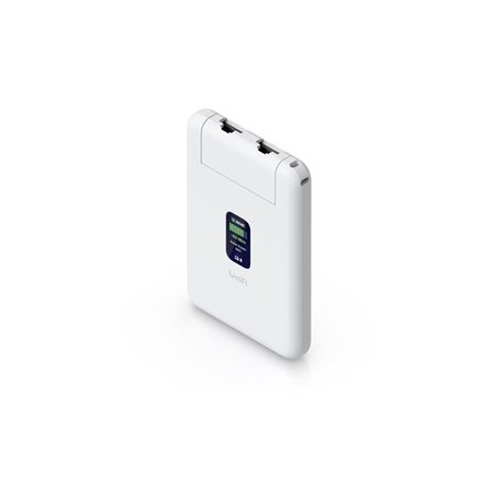 Ubiquiti UniFi Ultra-slim Travel Router, ultra-tenký cestovní router s integrovanou skládací super anténou, bílá
