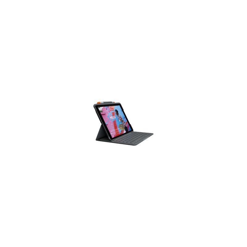 Logitech Slim Folio For iPad (7 89 Gen)/Graphite - DEU - Central-419