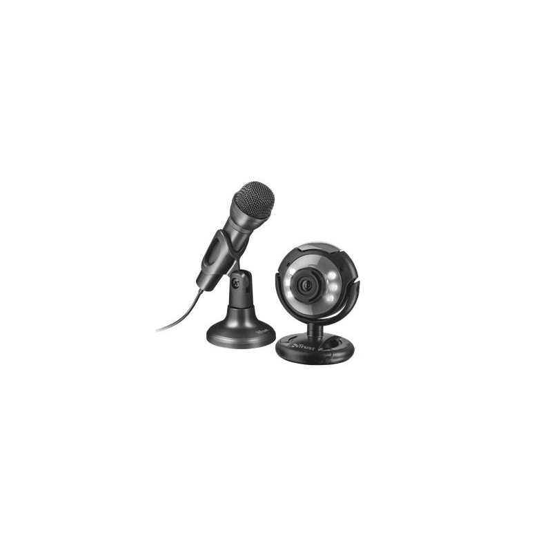 streaming set TRUST webcam + microphone