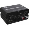 PremiumCord eARC převodník na RCA, SPDIF, HDMI, eARC Audio Extractor s optickým, RL audio výstupem