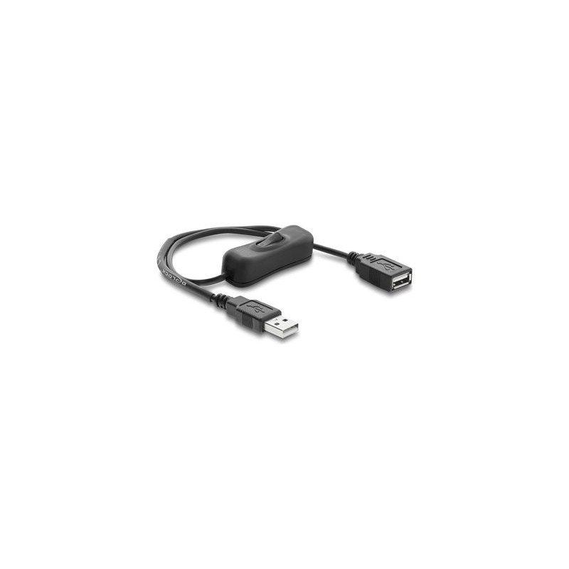 USB power cable Type-A male to female wi