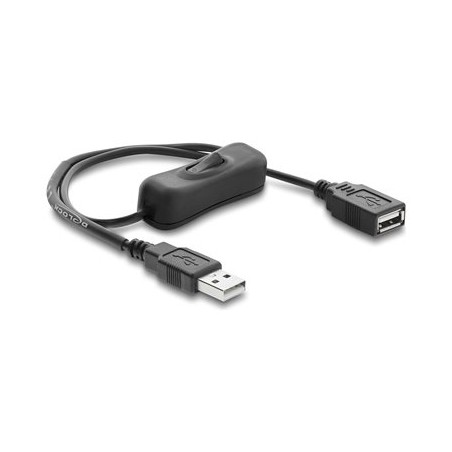 USB power cable Type-A male to female wi