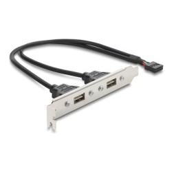 USB 2.0 Slot Bracket with 2 x EASY USB T