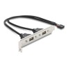 USB 2.0 Slot Bracket with 2 x EASY USB T