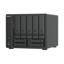 QNAP TS-h966TX-8G (i3 6core, ZFS, 8GB RAM, 5x 3,5" SATA + 4x 2,5" U.2, 2x 2,5GbE, 2x Thunderbolt 4)