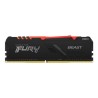 Kingston FURY Beast RGB - DDR4 - modul - 8 GB - DIMM 288-pin - 3600 MHz / PC4-28800 - CL17 - 1.35 V - bez vyrovnávací paměti