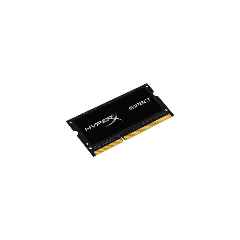 HyperX Impact Black Series - DDR3L - modul - 8 GB - SO-DIMM 204-pin - 1866 MHz / PC3L-14900 - CL11 - 1.35 / 1.5 V - bez