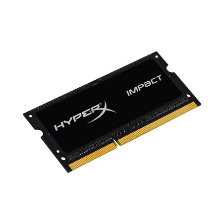 HyperX Impact Black Series - DDR3L - modul - 8 GB - SO-DIMM 204-pin - 1866 MHz / PC3L-14900 - CL11 - 1.35 / 1.5 V - bez
