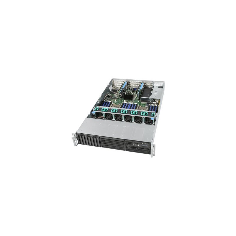 Intel Server System R2208WFTZSR - Server - instalovatelný do racku 2U - 2-směrný - bez CPU - RAM 0 GB - SATA - vyměnitelný za