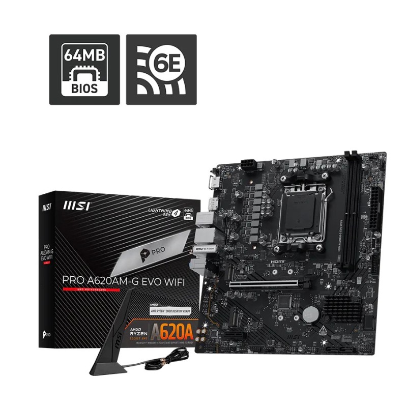 MSI Pro A620AM-G EVO WiFi